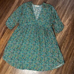 Natural Life Stella V neck midi dress